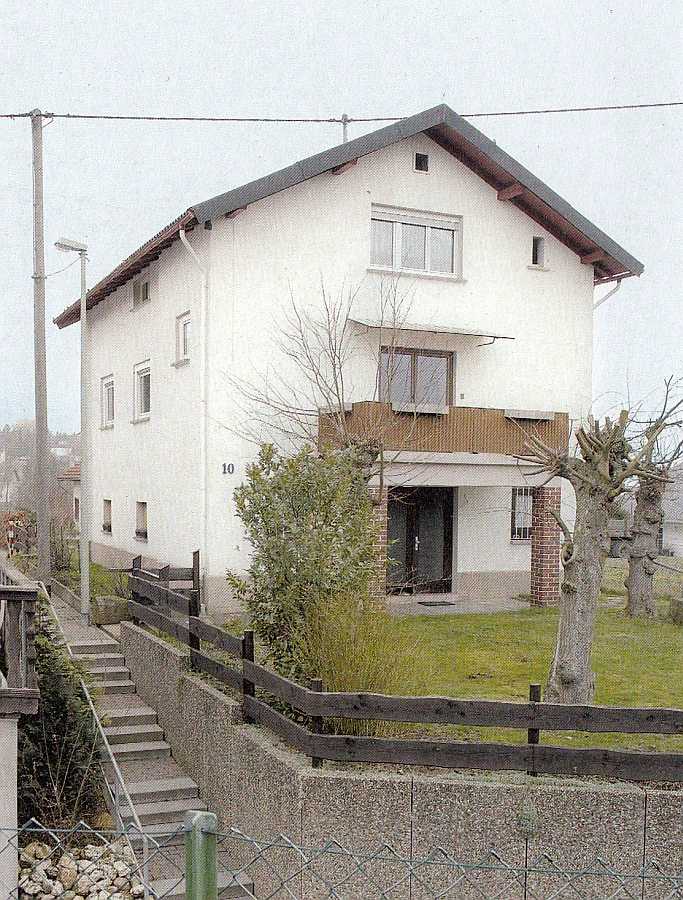 Wohnhaus, wo früher eine Synagoge stand Das Wohnhaus auf den Grundmauern der Synagoge von Laufenselden