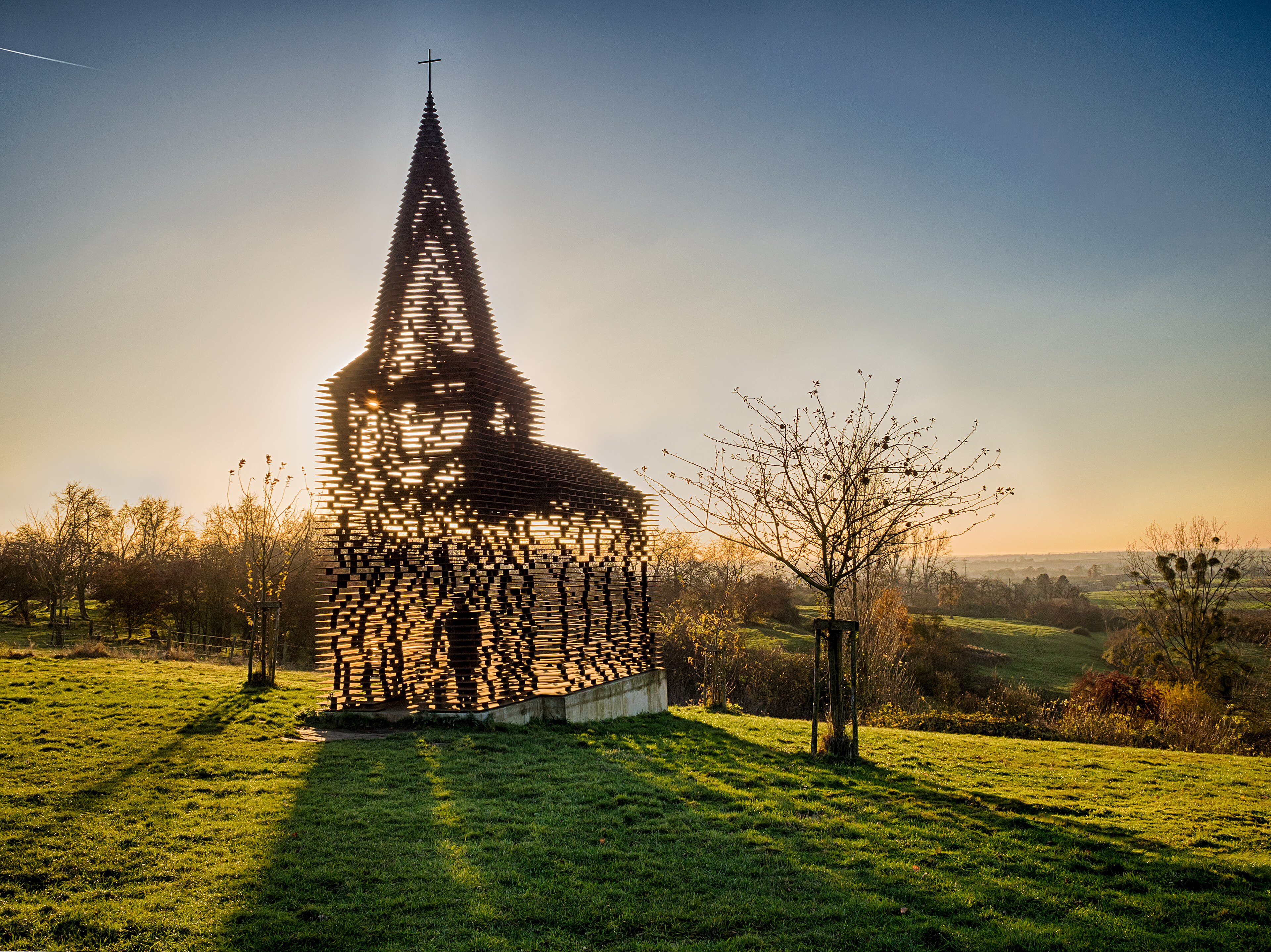 Kunstinstallation Reading Between the Lines bei Borgloon